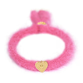 Bracelet fluffy pink